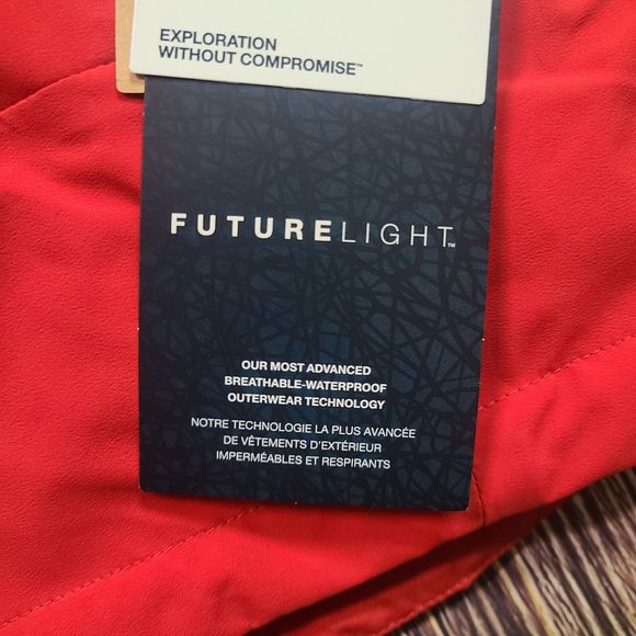 The North Face Jacket Mens Small Mountain Light Futurelight Triclimate Red - Picture 8 of 16